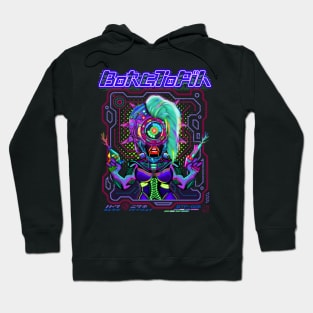 Cyberpunk Girl BoRGToPiA 005 Hoodie